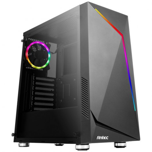 Antec NX300 ARGB Cristal Templado USB 3.0 Negra