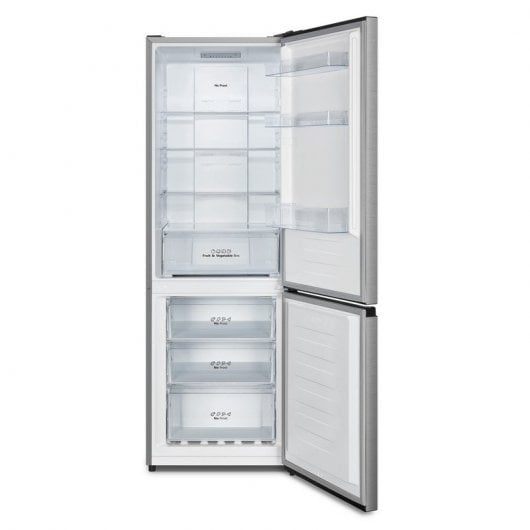Réfrigérateur Hisense RB372N4AC2 Combi E en acier inoxydable