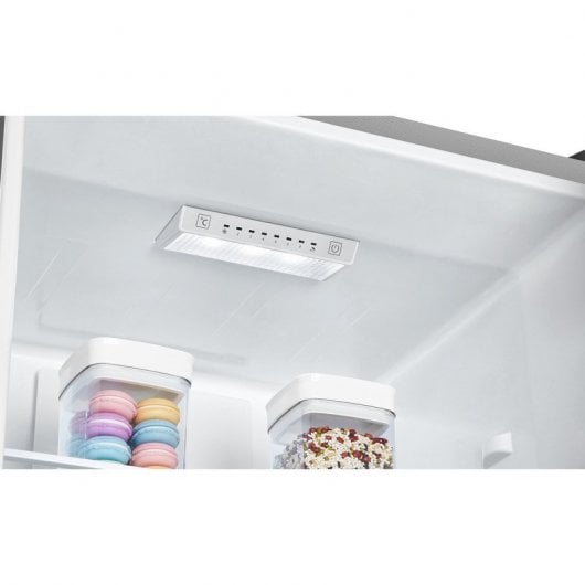 Réfrigérateur Hisense RB372N4AC2 Combi E en acier inoxydable