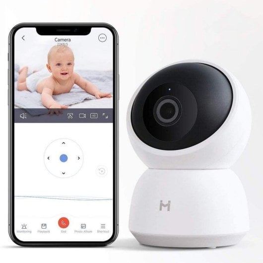 Câmera de vigilância Imilab A1 2K Visão Noturna Interna e Externa Detecção IA