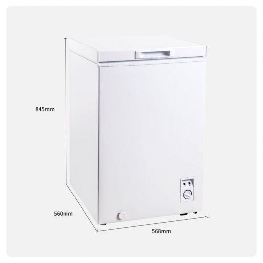 CHiQ FCF98D Congelador Horizontal 98L F Blanco