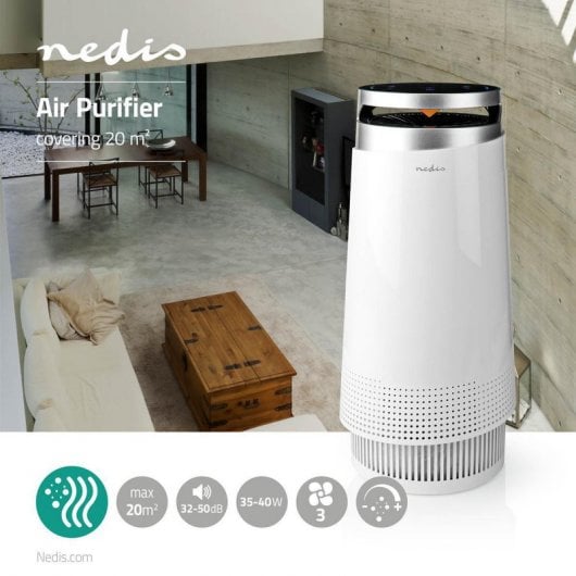 Nedis AIPU100CWT Purificador de Aire 20m2
