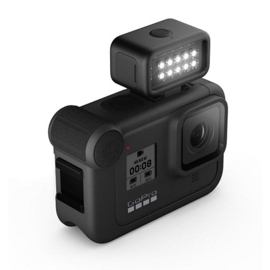 Luz LED GoPro ALTSC-001-ES Resistente al Agua, 200 Lúmenes, 6h Autonomía, Compatible HERO8 Black, Negra