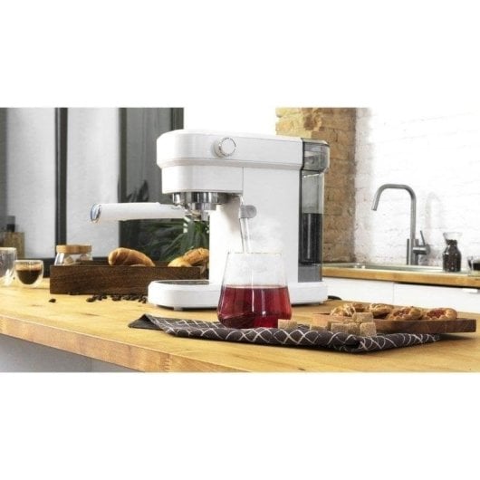 Cafetera Espresso Cecotec Cafelizzia 790 White 1,2L 20 bar mit Milchaufschäumer