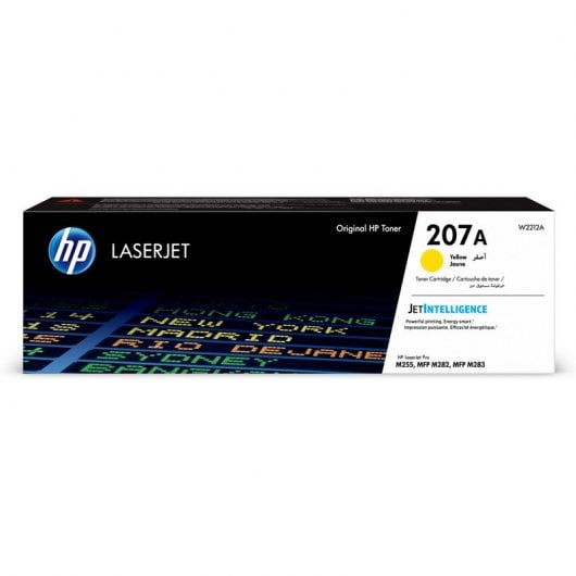 HP 207A Tóner Original LaserJet Amarillo