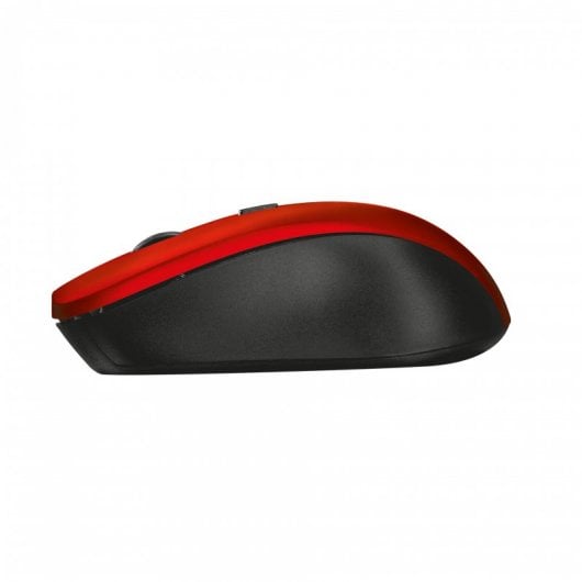 Trust Mydo Silent Click Ratón Inalámbrico Óptico 1800DPI Rojo