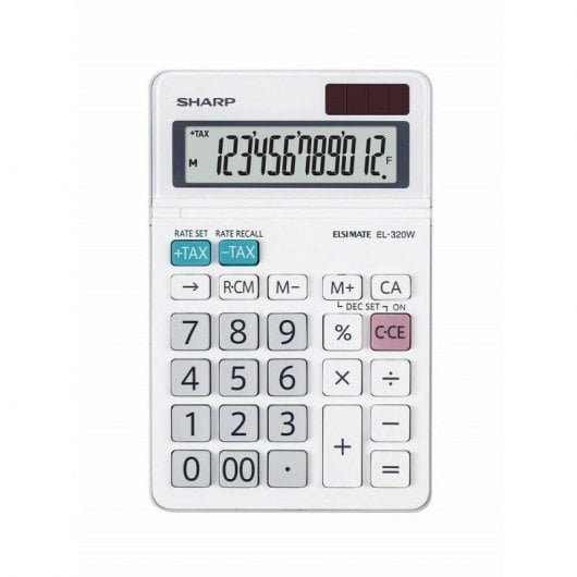 Calculatrice Sharp EL-320W à 12 chiffres