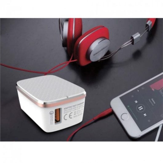 Osca Connect OC1204Q Cargador 2 USB 2.4A Auto ID