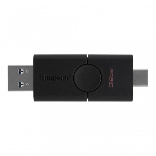 Kingston Technology DataTraveler Duo lecteur USB flash 32 Go USB Type-A / USB Type-C 3.2 Gen 1 (3.1 Gen 1) Noir