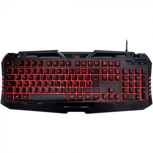 Prixton Fénix Kit Gaming Teclado + Ratón + Auriculares + Alfombrilla