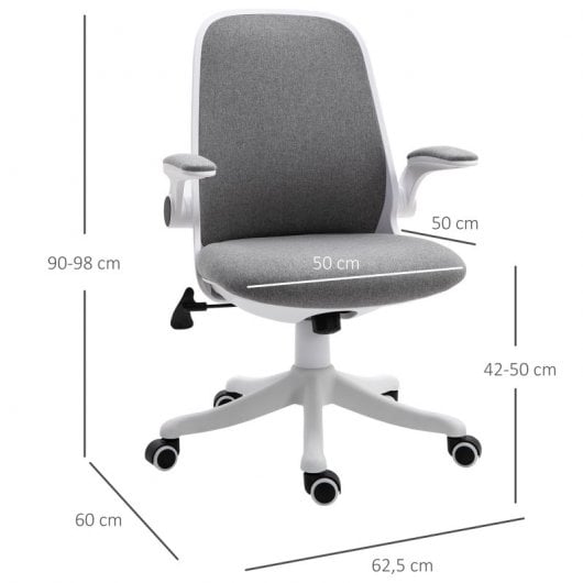 Vinsetto Silla de Oficina Gris