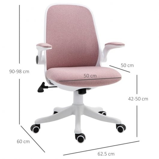 Vinsetto Silla de Oficina Rosa