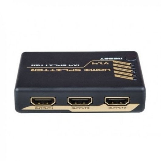 DCU Tecnologic Mini Splitter HDMI de 4 Puertos 4K