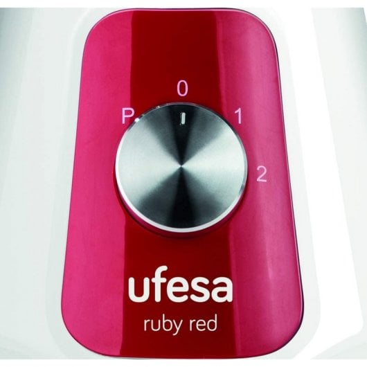 Ufesa BS4717 Frullatore in vetro rosso rubino 1500W