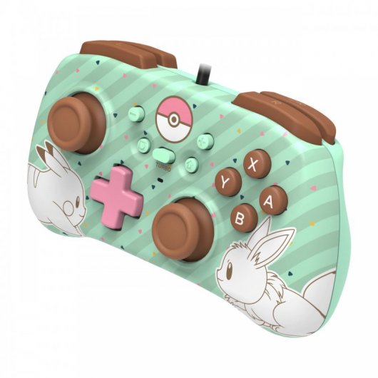 Hori HORIPAD Mini Braun, Grün, Rose Gamepad Nintendo Switch