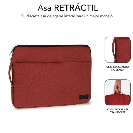 Subblim Urban Laptophülle bis 15,6" Rot