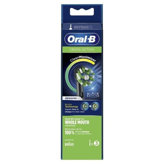 Oral-B EB50-3 Cross Action Pack 3 Cabezales de Recambio