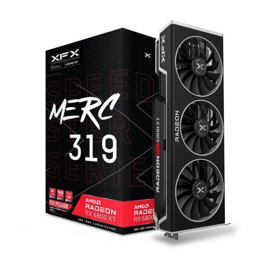 XFX Speedster MERC319 AMD Radeon RX 6800 XT BLACK Gaming 16GB GDDR6