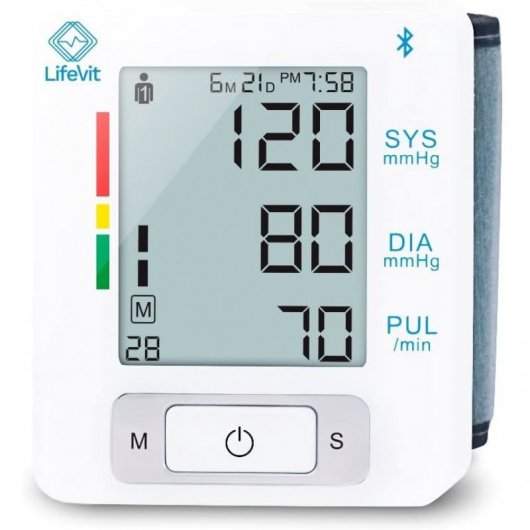 LifeVit BPM-150 Tensiómetro de Muñeca Inteligente Bluetooth
