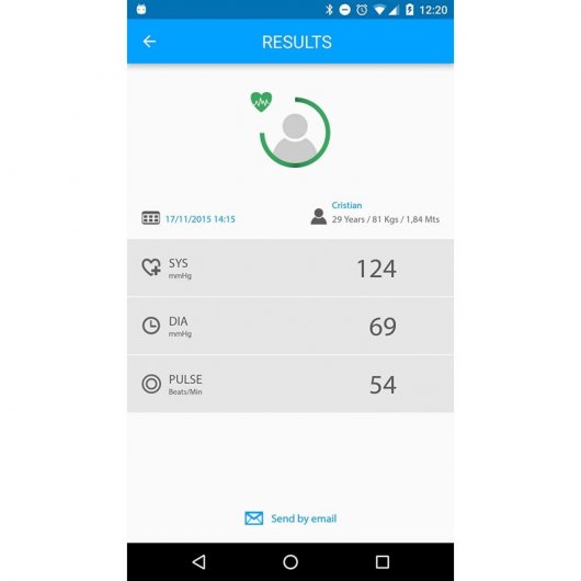 Tensiomètre à bras intelligent Bluetooth LifeVit BPM-160