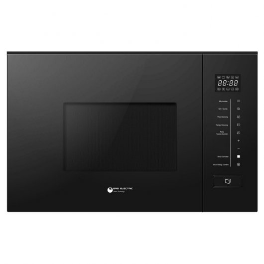 EAS Electric EMEGN20L Microondas Integrable con Grill 20L 800W Cristal Negro