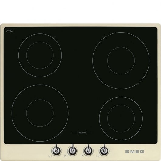 Smeg SI964PM Placa de Inducción 4 Zonas 60cm Crema