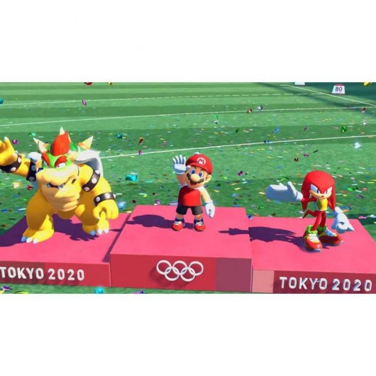 Nintendo Pack Switch Azul Neón/Rojo Neón V2 + Mario & Sonic en los Juegos Olímpicos Tokyo 2020