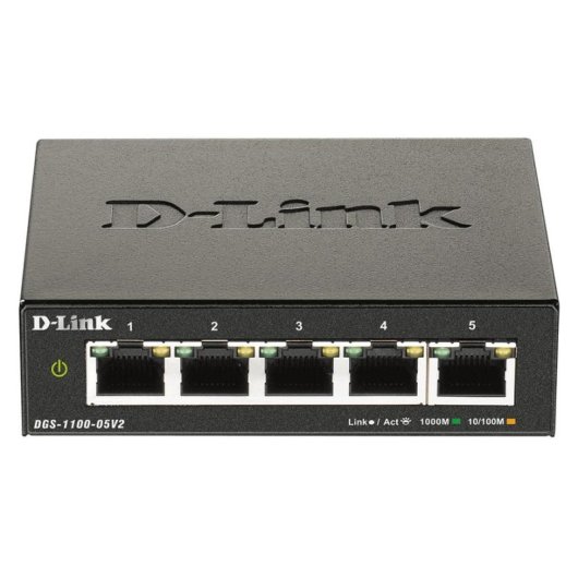 D-Link DGS-1100-05V2 5-Port RJ45 Gigabit Switch