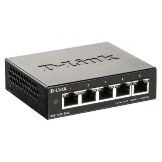 D-Link DGS-1100-05V2 5-Port RJ45 Gigabit Switch
