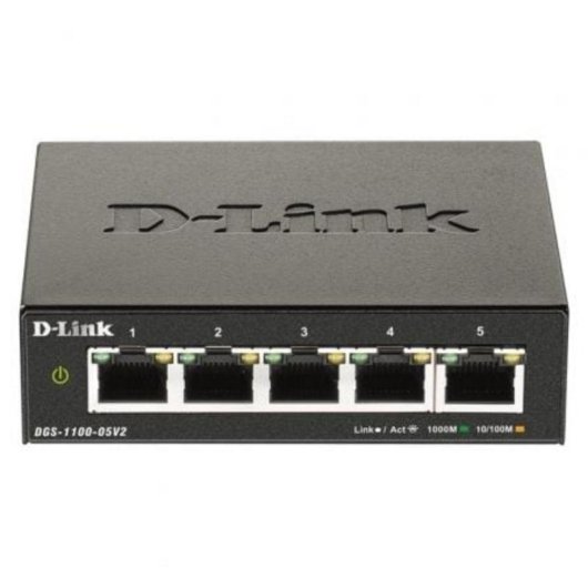 D-Link DGS-1100-05V2 5-Port RJ45 Gigabit Switch