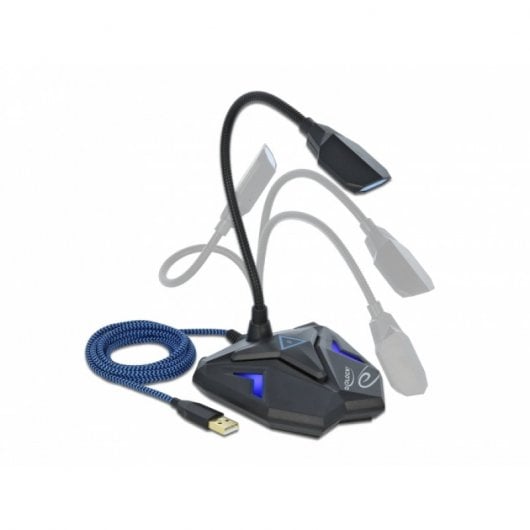 Delock Micrófono para Gaming USB Negro