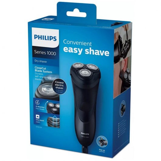 Philips Shaver Series 1000 S1110/04 Afeitadora Eléctrica en Seco