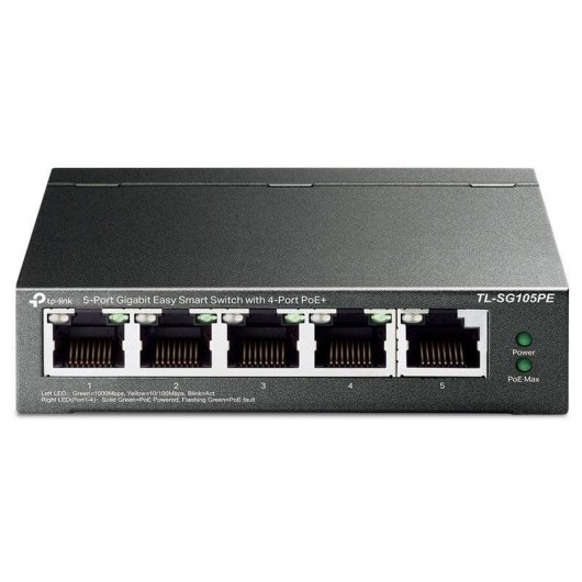 Switch TP-Link TL-SG105PE 5 Ports Gigabit 4 PoE+ Easy Smart