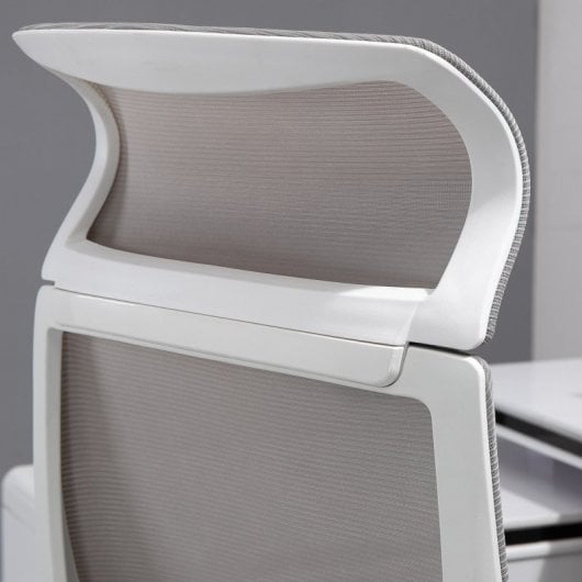 Vinsetto Silla de Oficina Ergonómica y Ajustable Gris