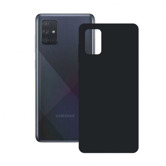 Ksix Funda Silk Negra para Samsung Galaxy A71