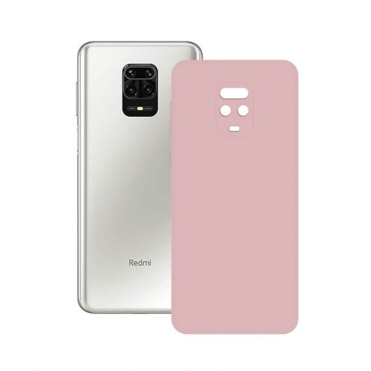 Ksix Funda Silk Rosa para Xiaomi Redmi Note 9 Pro/Note Pro 9s