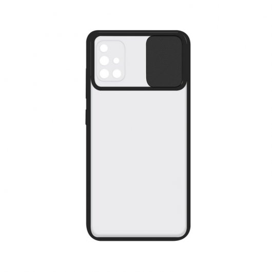 Ksix Funda Duo Soft Cam Protect Negra para Samsung Galaxy A71