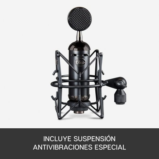 Blue Microphones Spark Blackout SL Micrófono XLR de Condensador para Grabación Profesional y Streaming