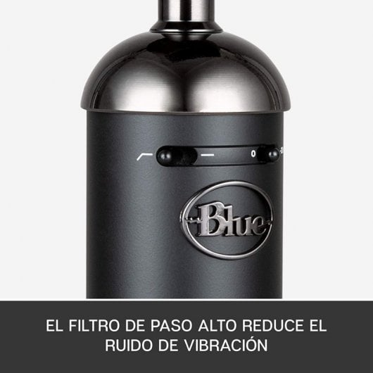 Blue Microphones Spark Blackout SL Micrófono XLR de Condensador para Grabación Profesional y Streaming