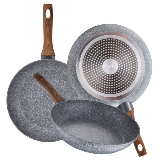 San Ignacio Daimiel Set 3 Sartenes de Aluminio 22/26/28cm