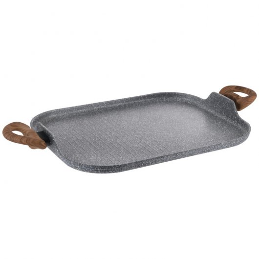 San Ignacio Daimiel Set 2 Sartenes de Aluminio 18/26cm + Asador Grill 35.5cm