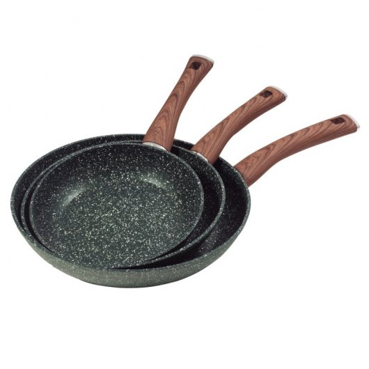 San Ignacio Ordesa Set 3 Sartenes de Aluminio 18/22/26cm