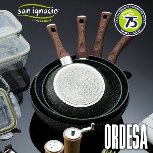 San Ignacio Ordesa Set 3 Sartenes de Aluminio 18/22/26cm