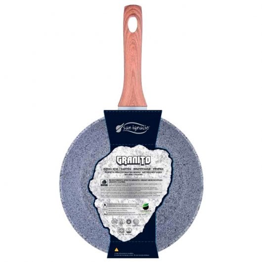 San Ignacio Granito Set 3 Sartenes de Aluminio 20/24/26cm + 4 Recipientes Herméticos