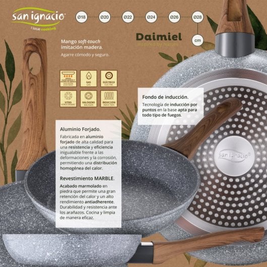 San Ignacio Daimiel Sartén de Aluminio 20cm