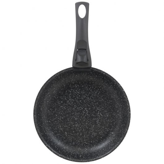 Bergner Click & Cook Set 5 Sartenes + 2 Mangos Desmontables Negro