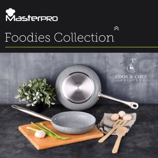 San Ignacio Dina Batería de Cocina 4 Ollas + 2 Sartenes MasterPro Foodies