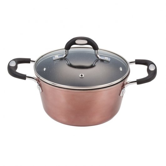 Bergner Pandora Batería de Cocina de Aluminio Forjado 6 Piezas