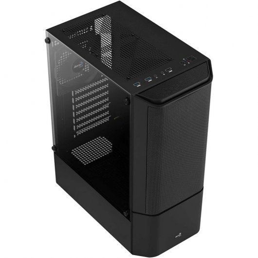 Aerocool Quantum Mesh V1 vetro temperato USB 3.0 nero