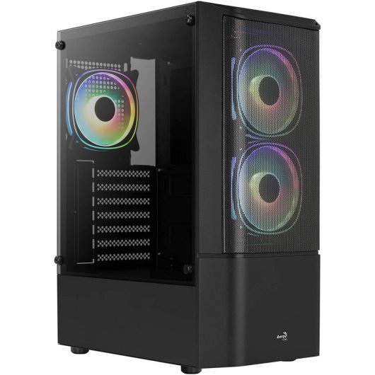 Aerocool Quantum Mesh V3 RGB Cristal Templado USB 3.0 Negra